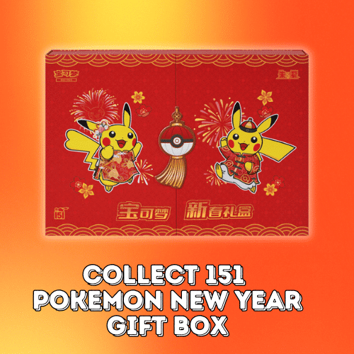 Collect 151 Pokemon New Year Gift Box